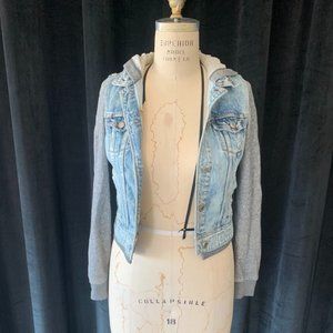 Denim Jacket with a Sweatshirt Lining